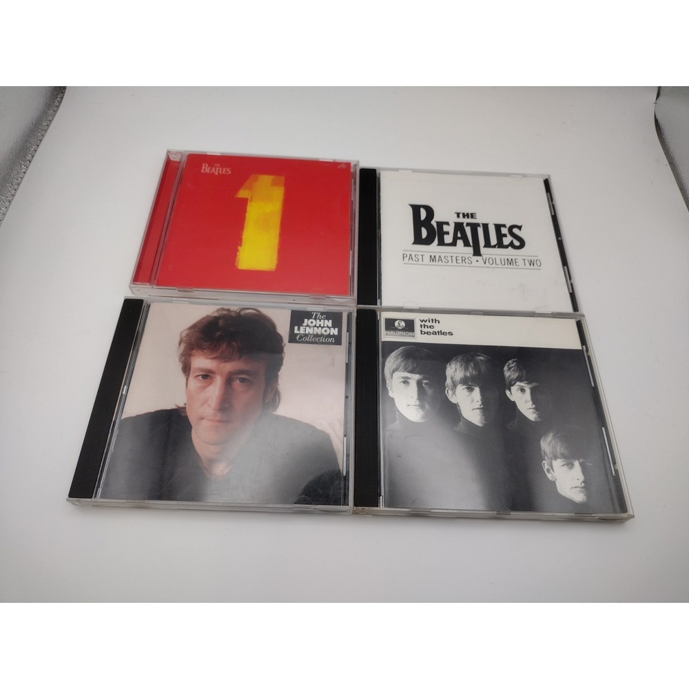 The Beatles Lot of 4 CDs 1, Past Masters, John Lennon, With The Beatles EUC